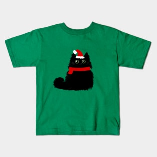 Christmas Kitty Kids T-Shirt